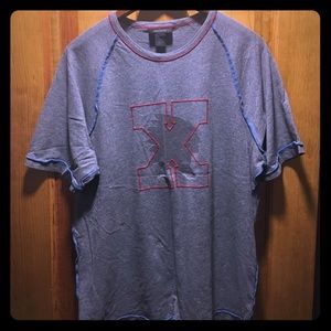 Structure Vintage Gray X Stitched T-Shirt